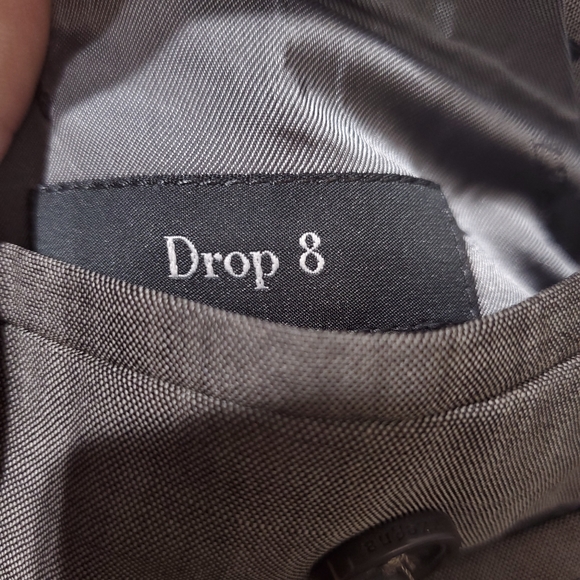 SOLD *SUITS* Z Zegna 24/7 Slim Fit Grey Wool-Stretch Suit Men's Size 40R - Picture 8 of 12